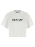 Off White Bookish Glowing Flower T-shirt