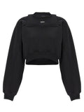 Off White Cropped Sweatshirt