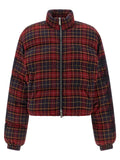 Off White Check Flan Arrow Spray Down Jacket