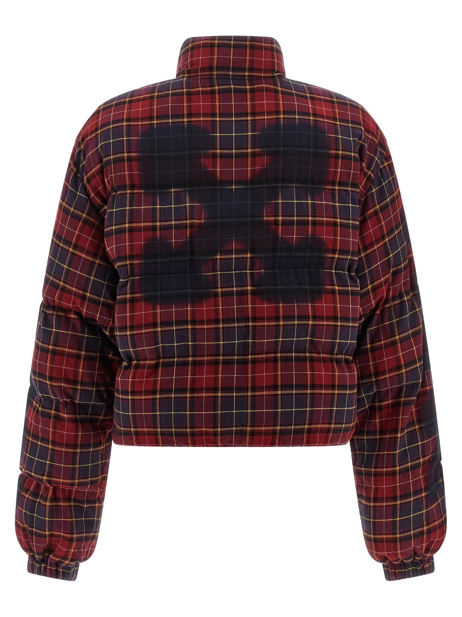 Off White Check Flan Arrow Spray Down Jacket