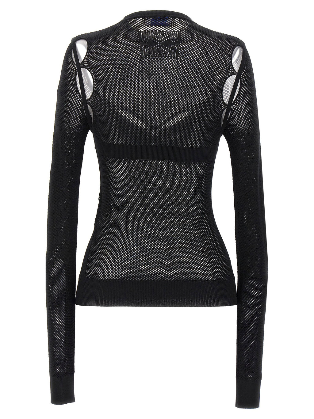 Off White Net Arrow Bralette Top