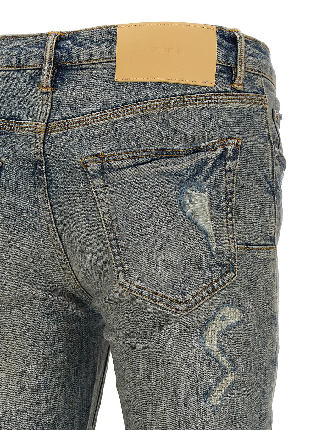 Purple P001 Light Blue Vintage Jeans