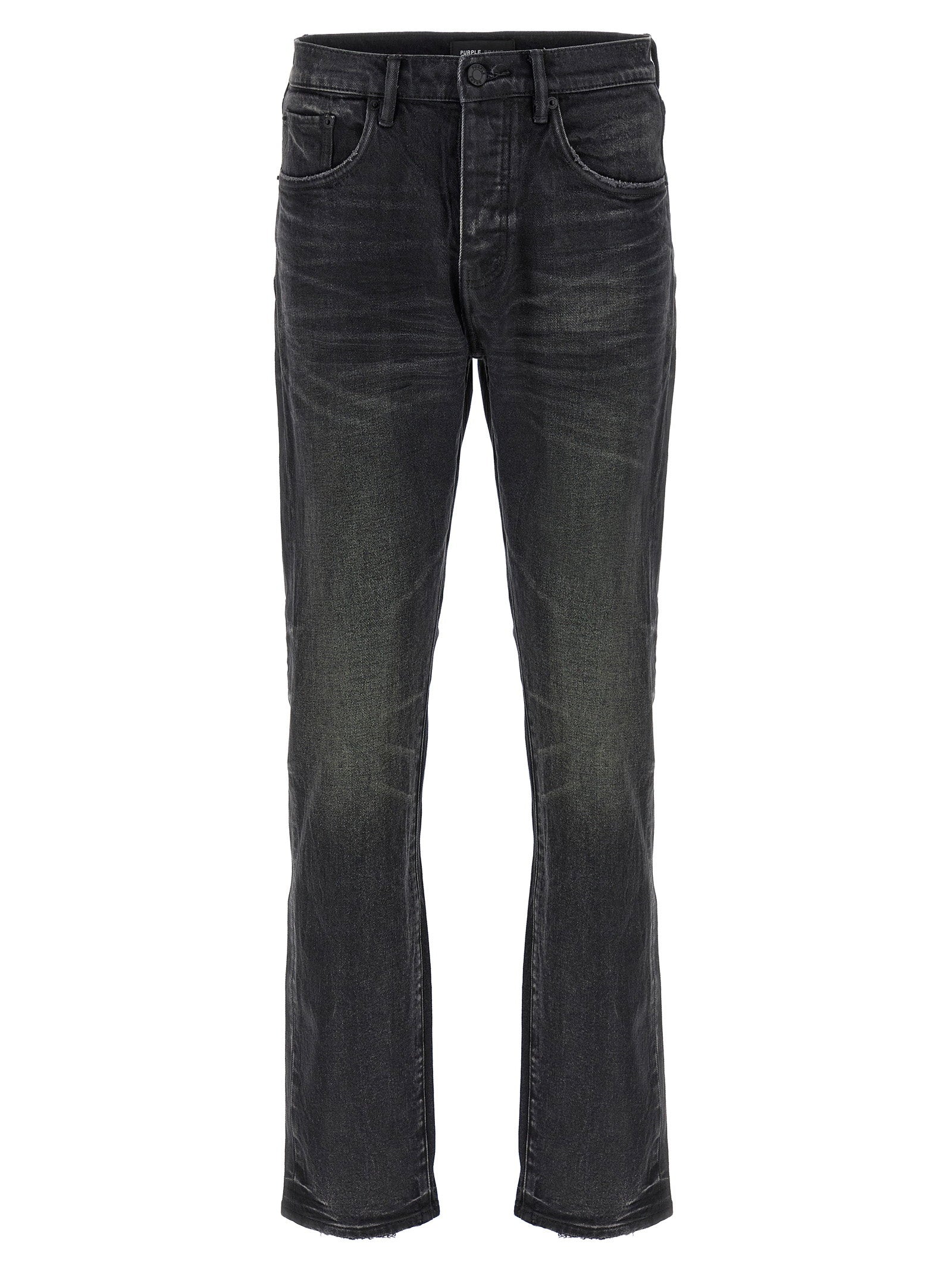 Purple P005 Double Dip Coated Jeans