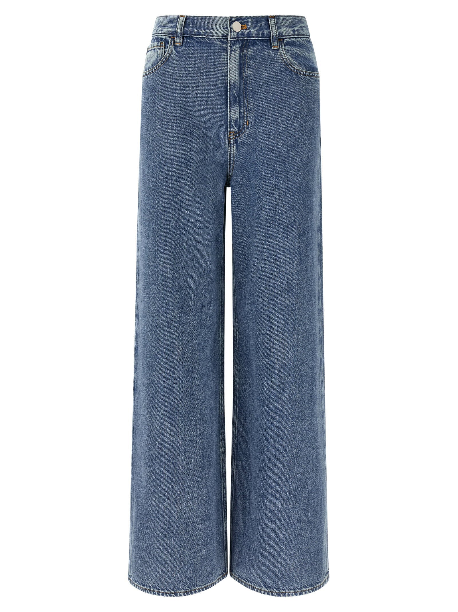 Theory High-waisted Wide-leg Jeans