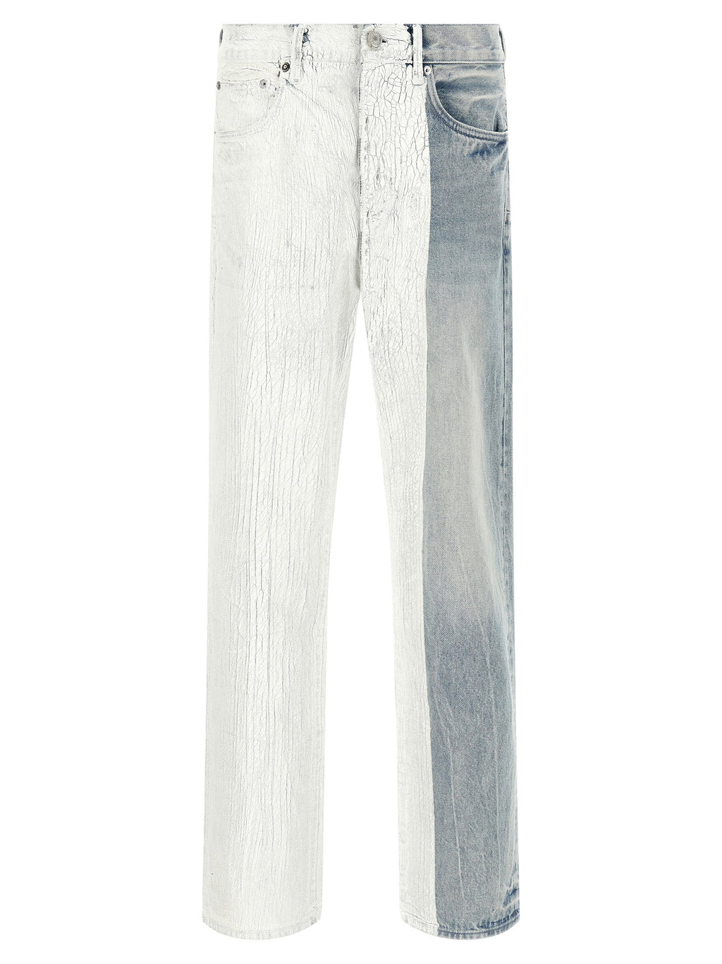 Purple Crackle Silver Jeans
