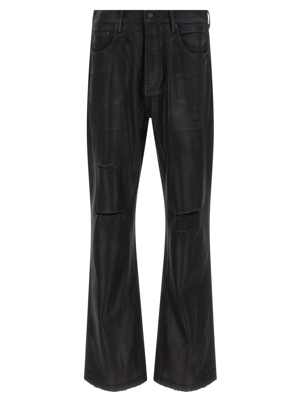 Purple P026 Rinsed Foil Boot Jeans