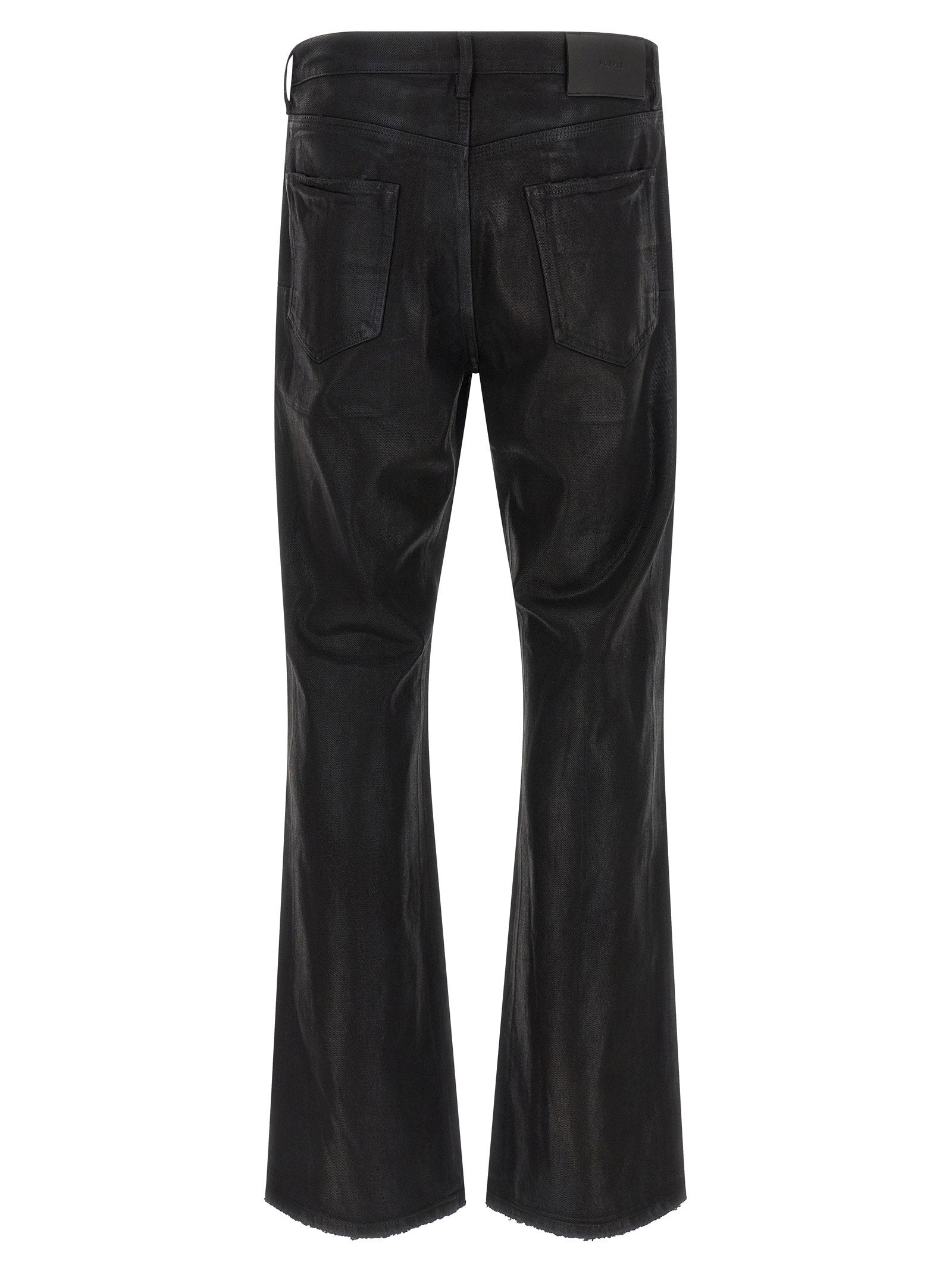 Purple P026 Rinsed Foil Boot Jeans