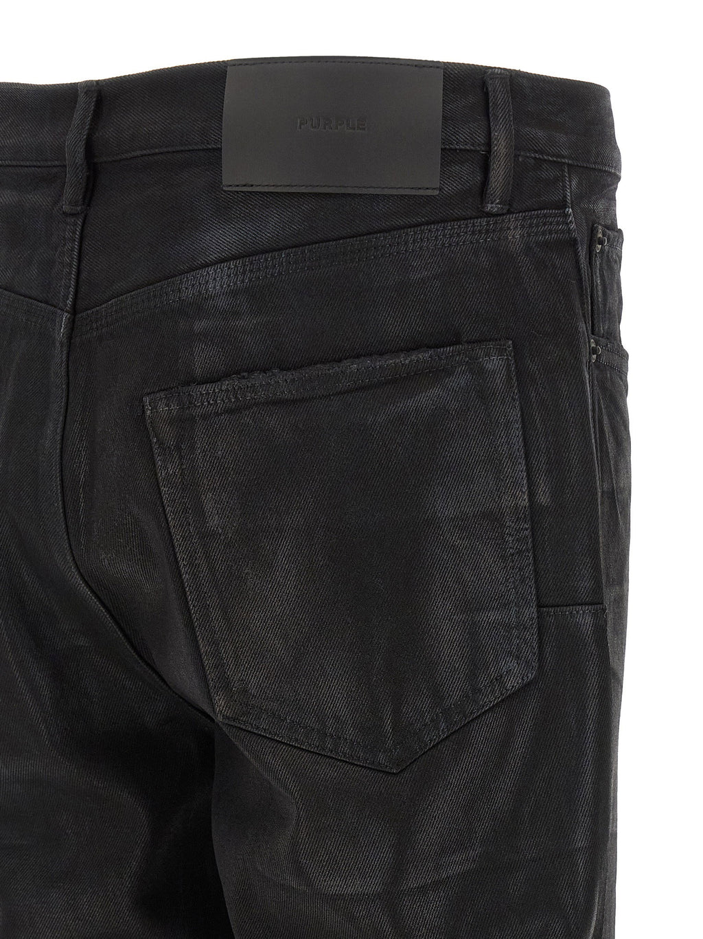 Purple P026 Rinsed Foil Boot Jeans