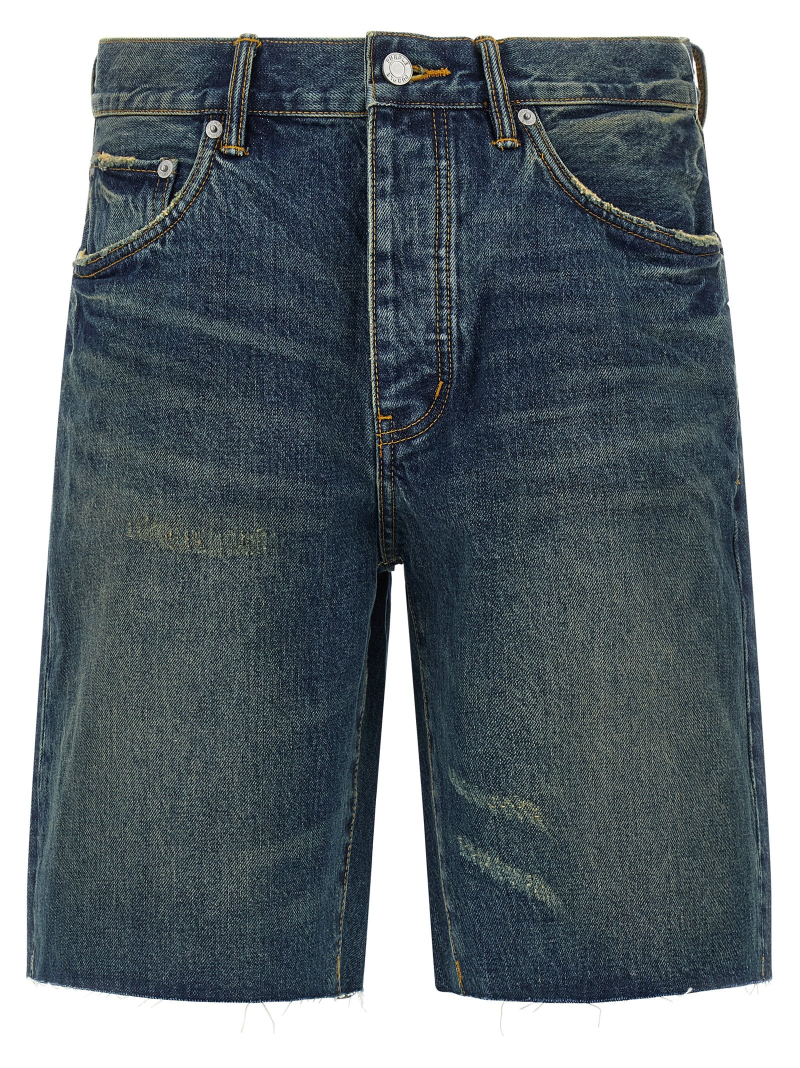 Purple P059 Vintage Mid Bermuda Shorts