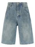 Purple P070 Vintage Dust Bowl Bermuda Shorts
