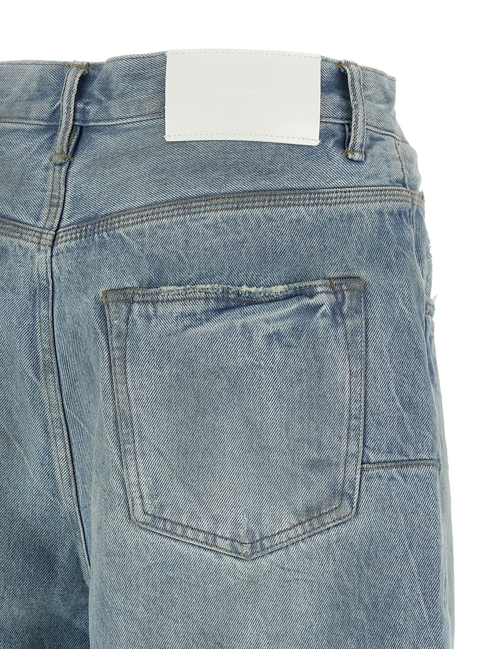 Purple P070 Vintage Dust Bowl Bermuda Shorts