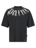 Palm Angels Craquelé Gothic Print T-shirt