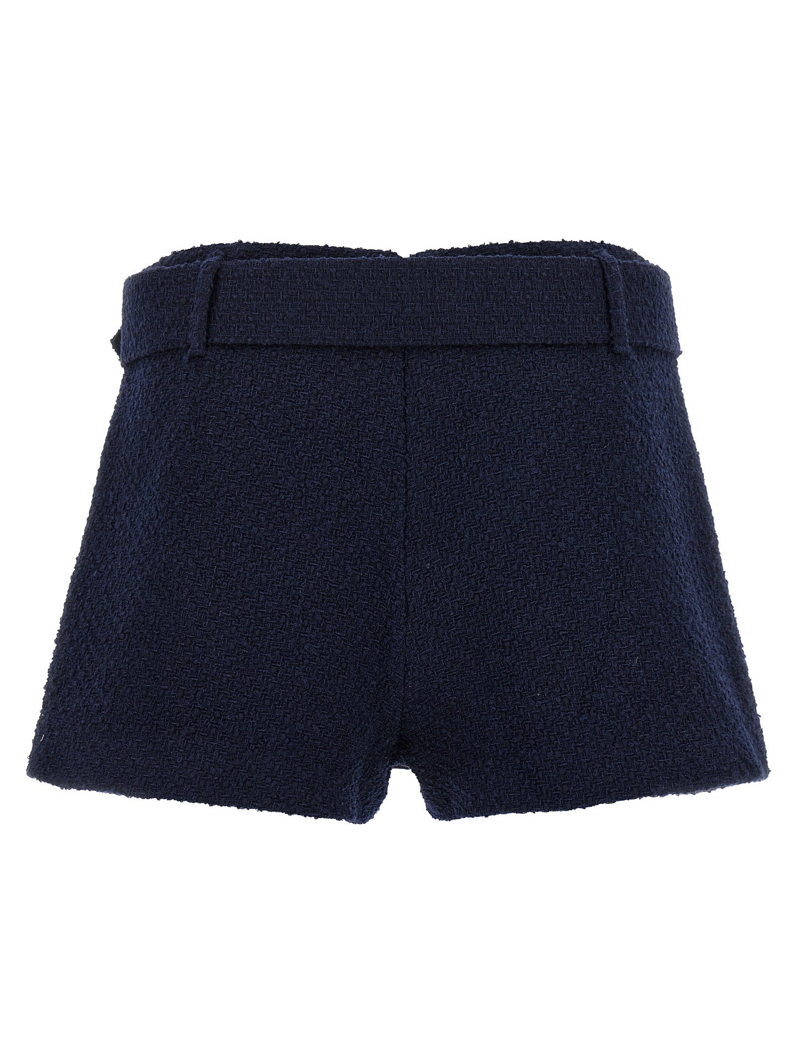 Self-Portrait Bouclé Wool Skort