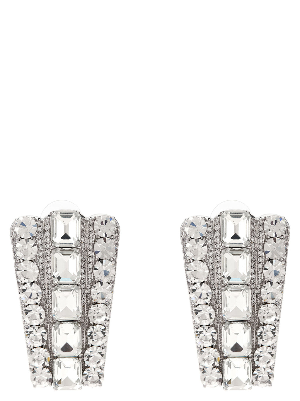 Self-Portrait Multi Crystal Earrings