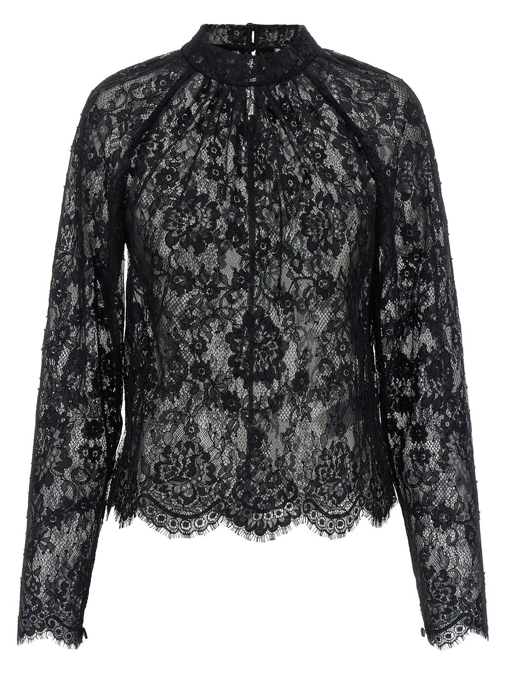 Self-Portrait Black Lace Blouse