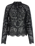 Self-Portrait Black Lace Blouse