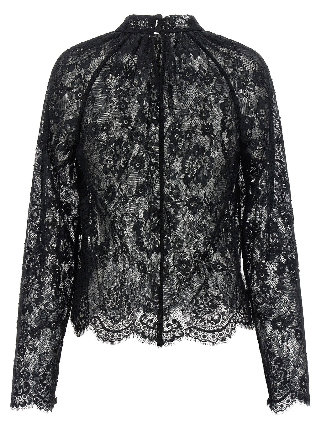 Self-Portrait Black Lace Blouse