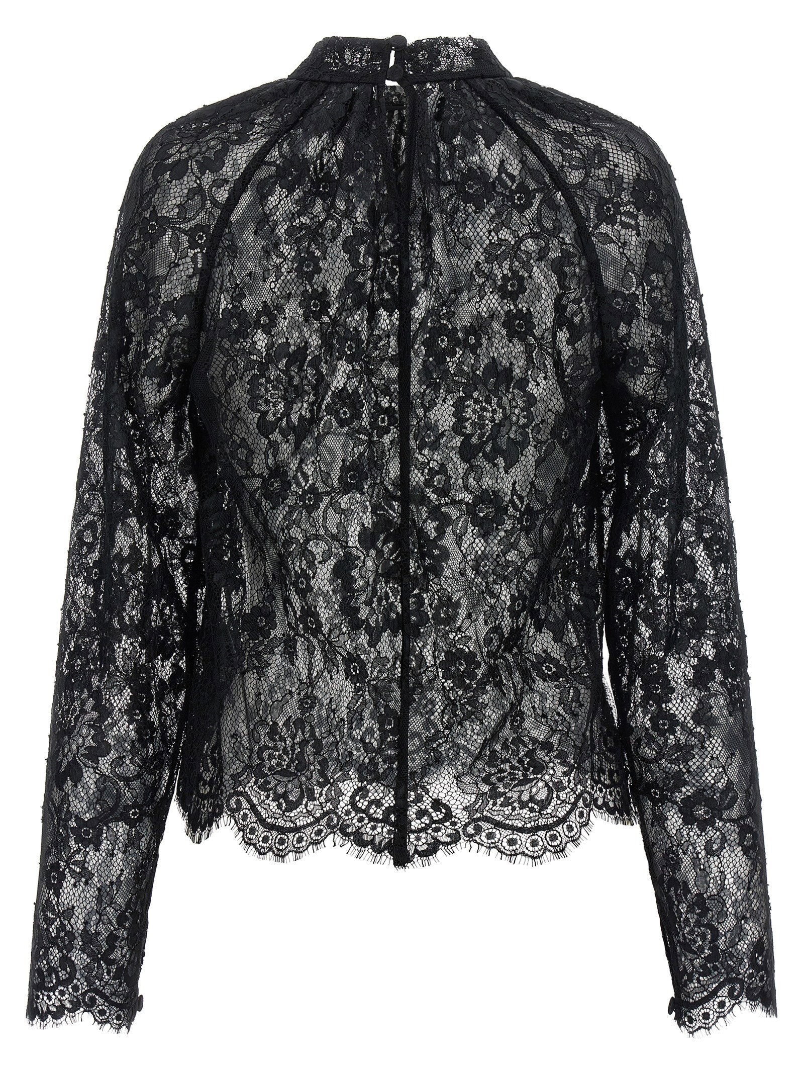 Self-Portrait Black Lace Blouse