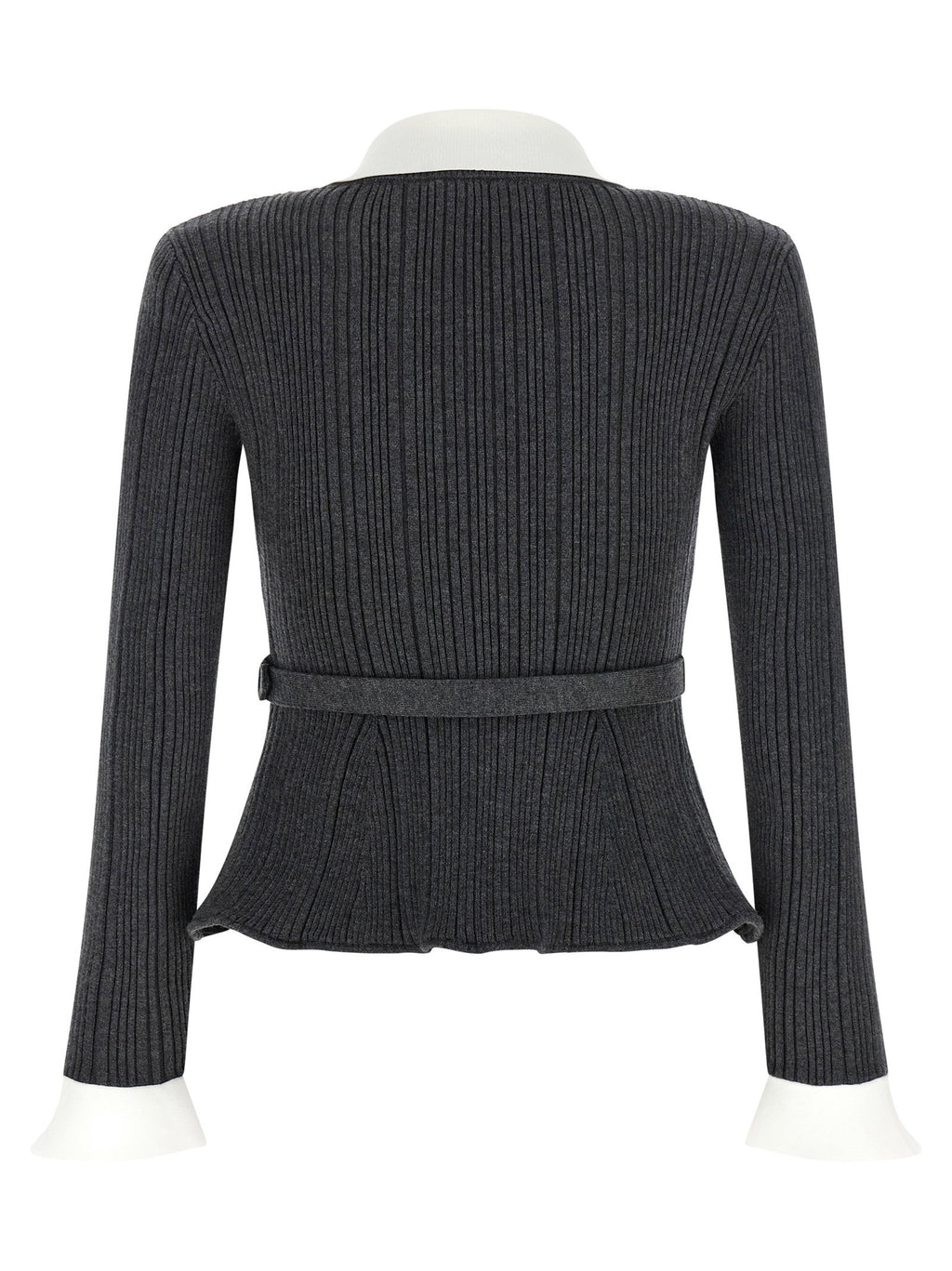 Self-Portrait Ribbed Cardigan