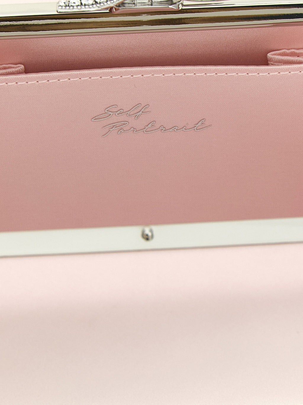 Self-Portrait Satin Clutch