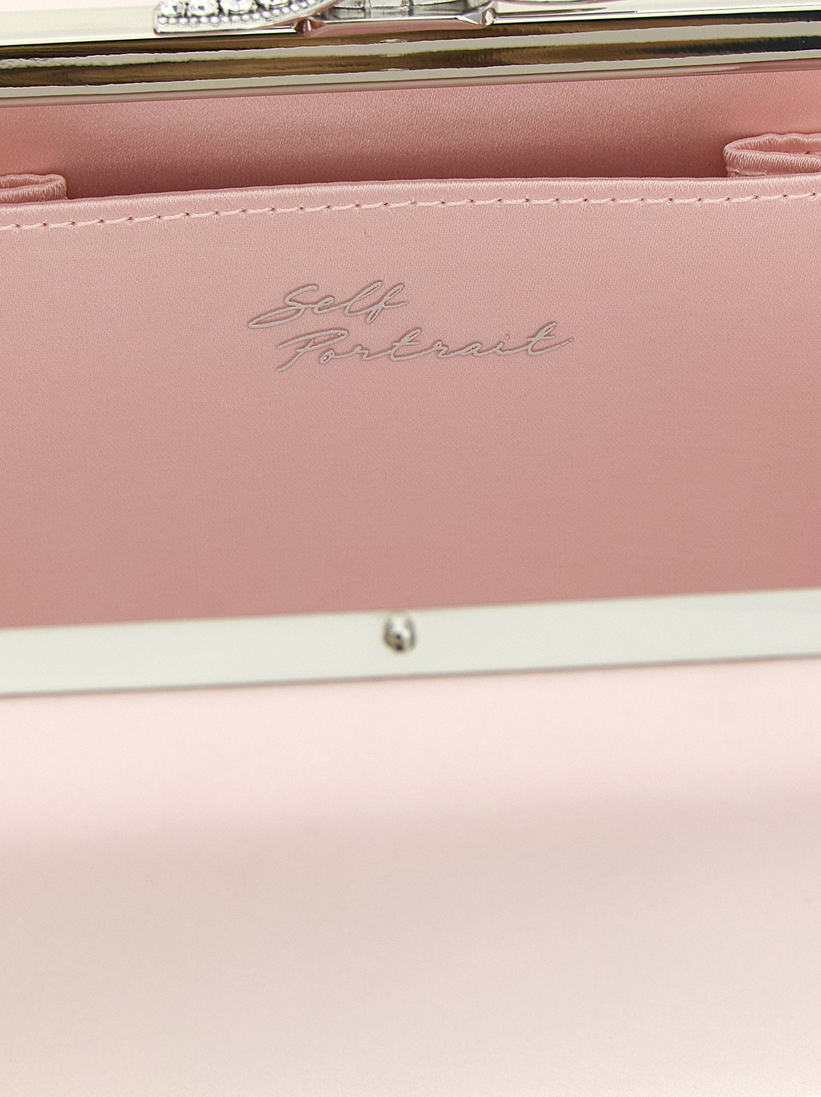 Self-Portrait Satin Clutch