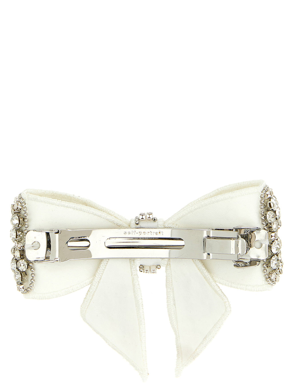 Self-Portrait Crystal Embellished Bow Hair Clip
