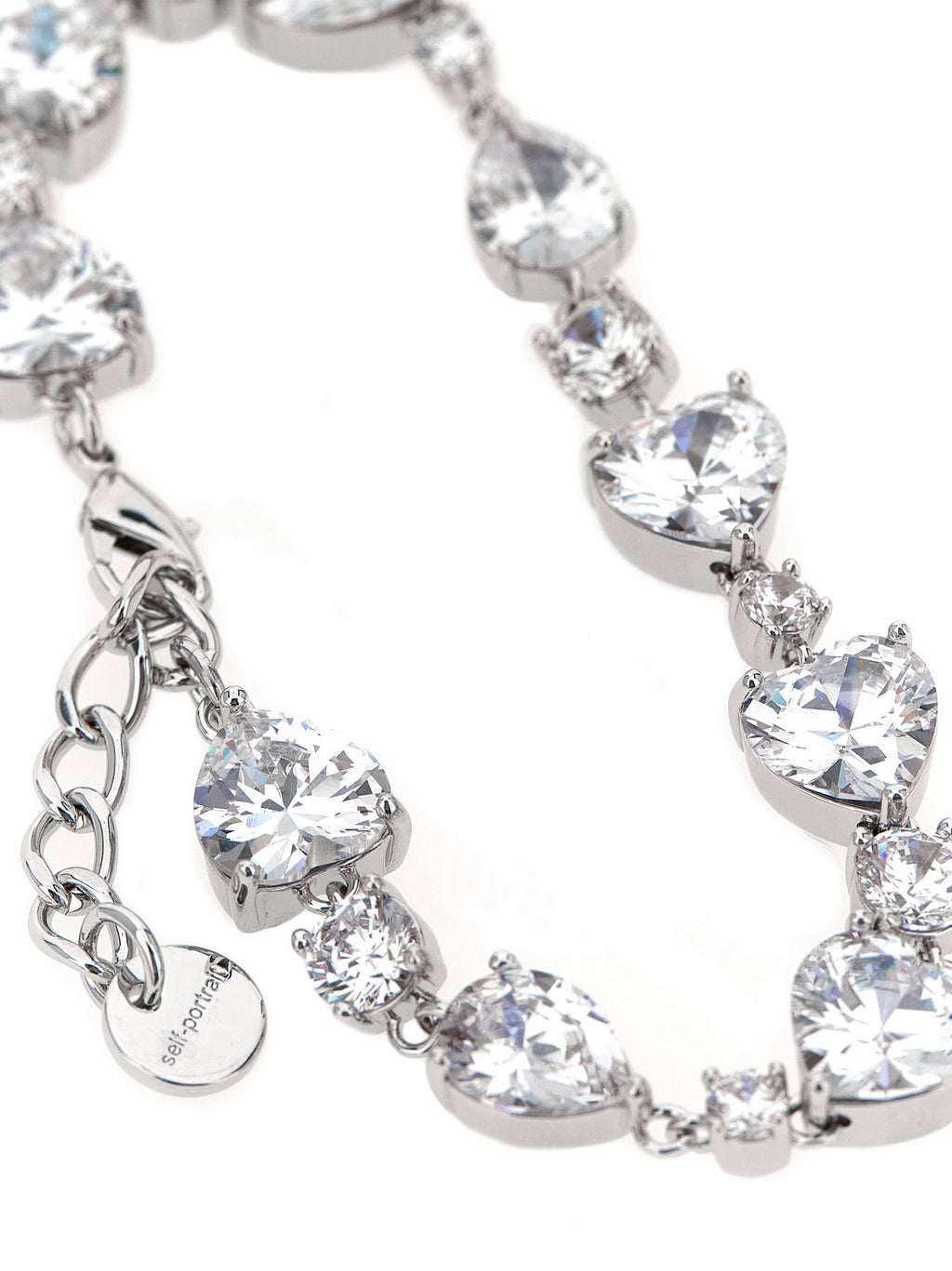 Self-Portrait Crystal Droplet Bracelet