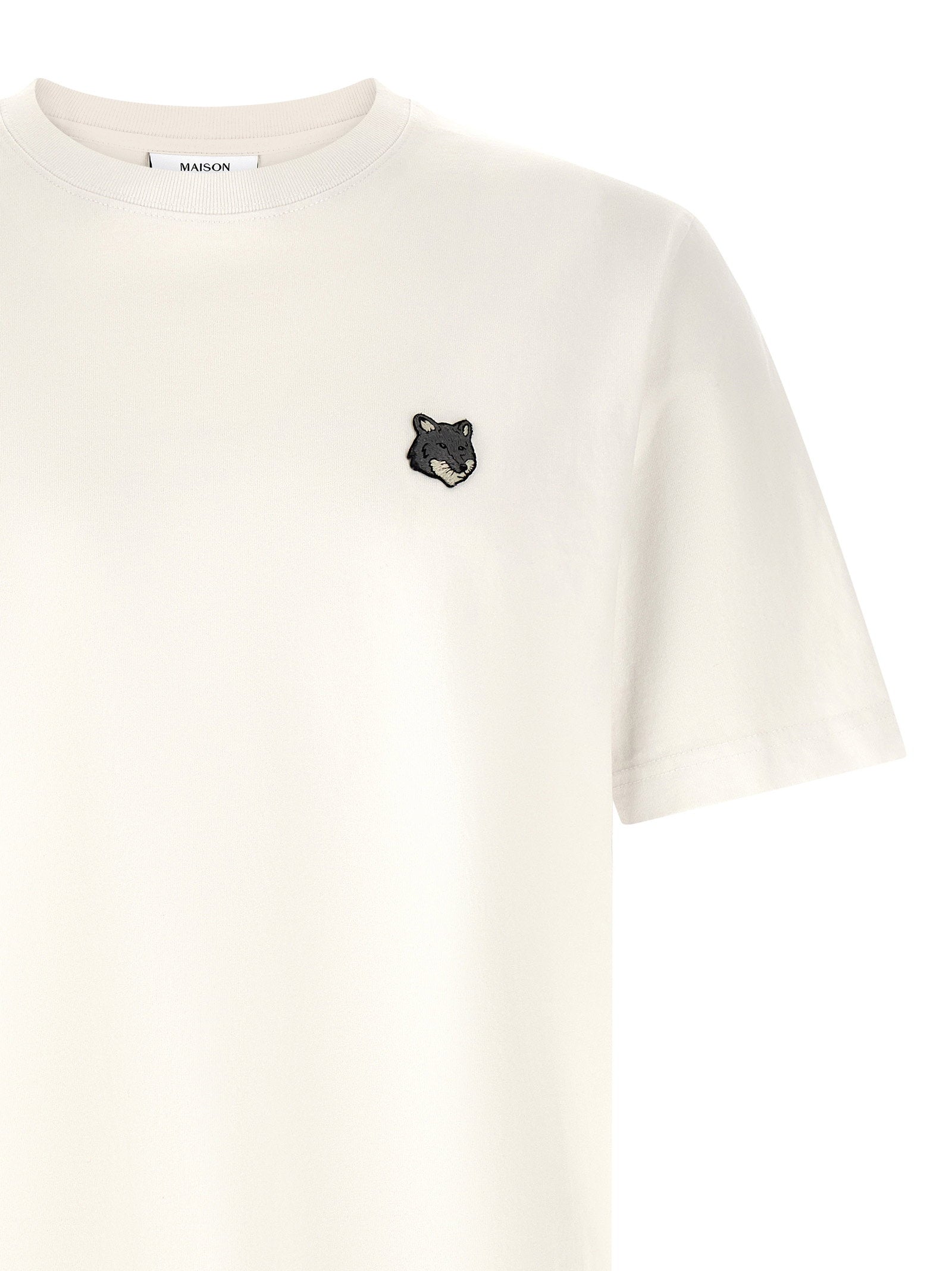 Maison Kitsuné Grey Fox Head T-shirt