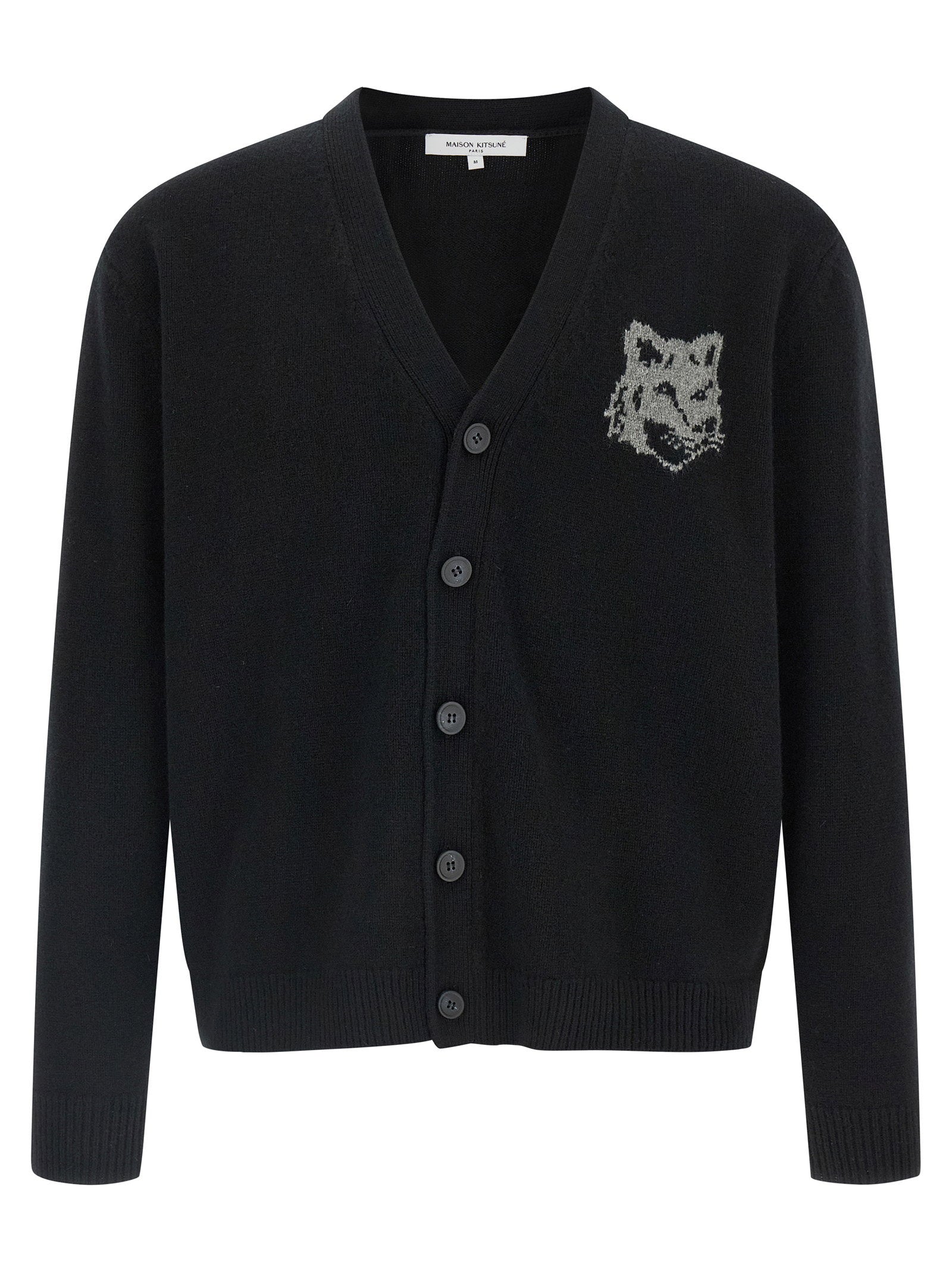 Maison Kitsuné Fox Head Cardigan