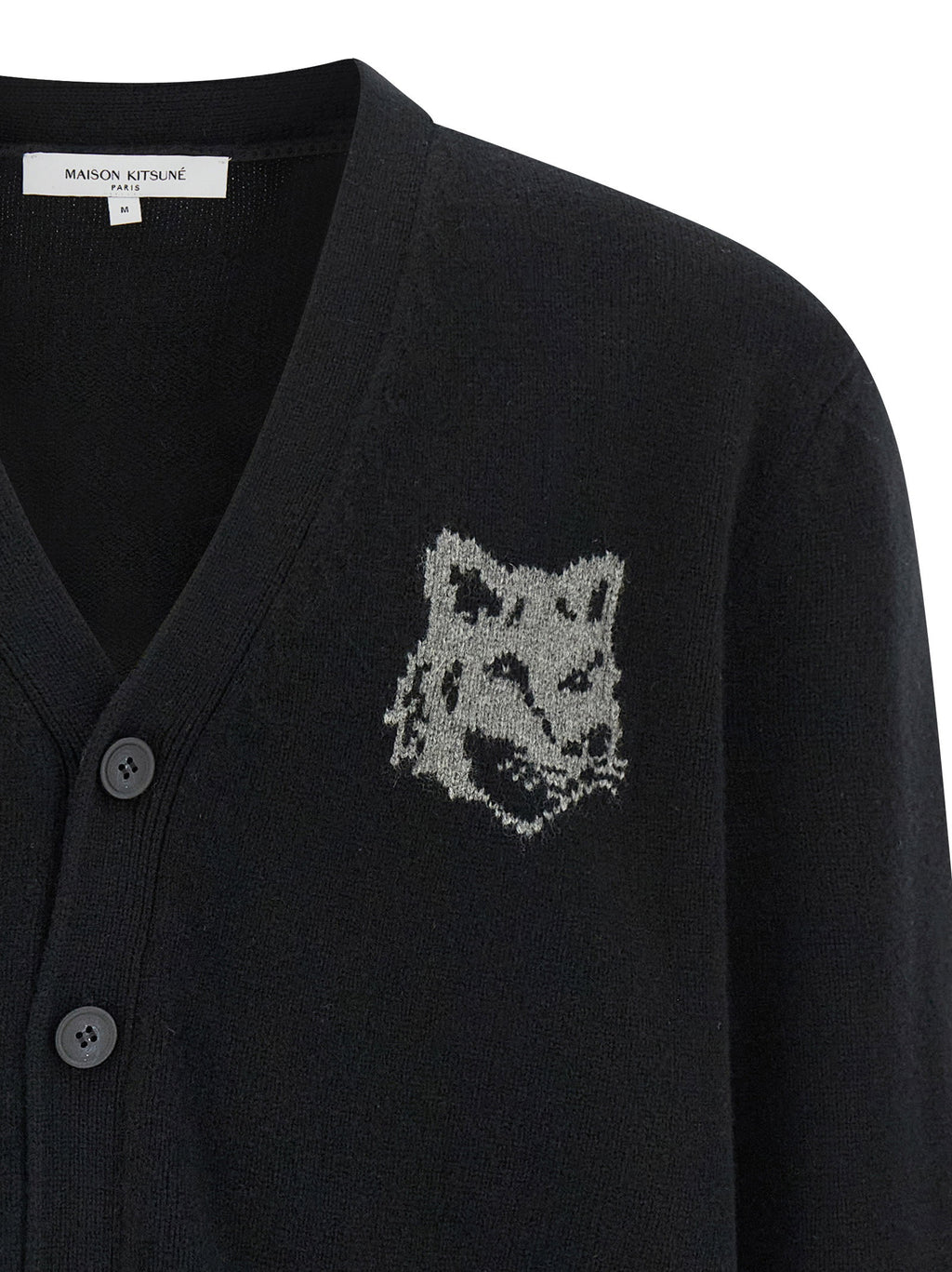 Maison Kitsuné Fox Head Cardigan
