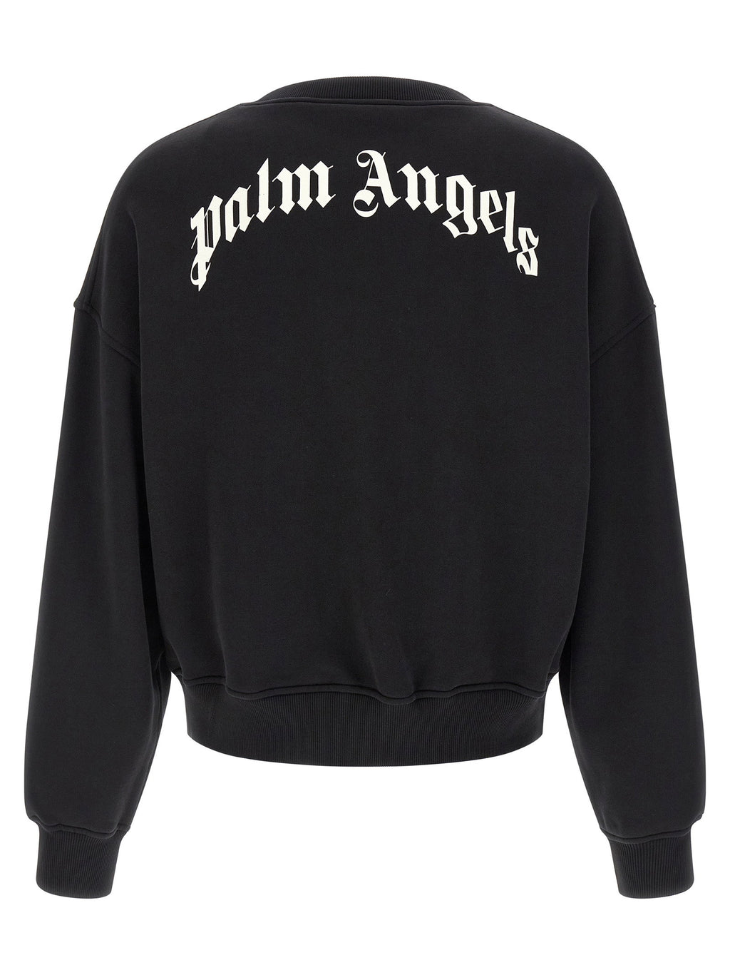 Palm Angels Back Curved Logo Sweatshirt