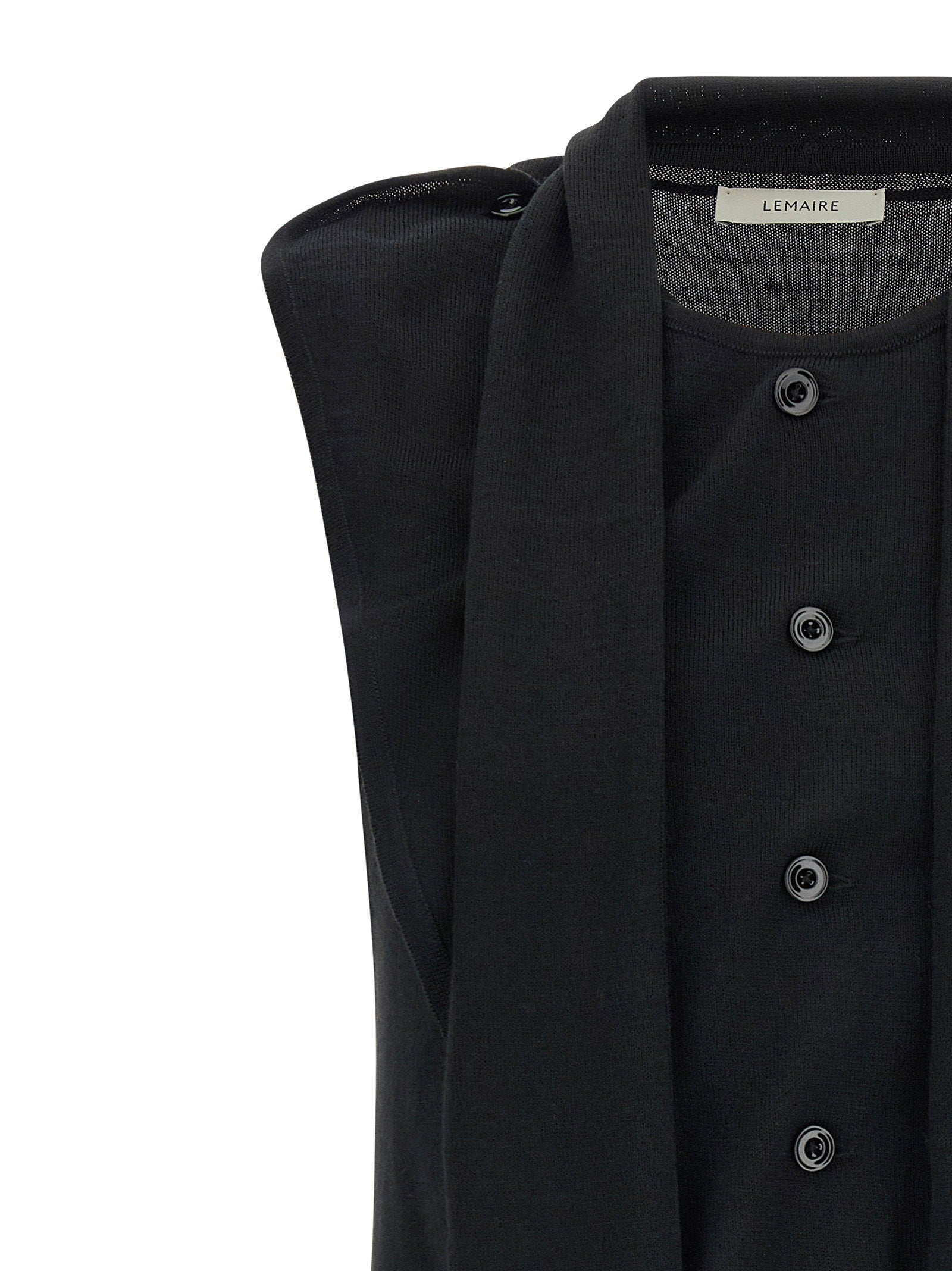 Lemaire Draped Panel Vest