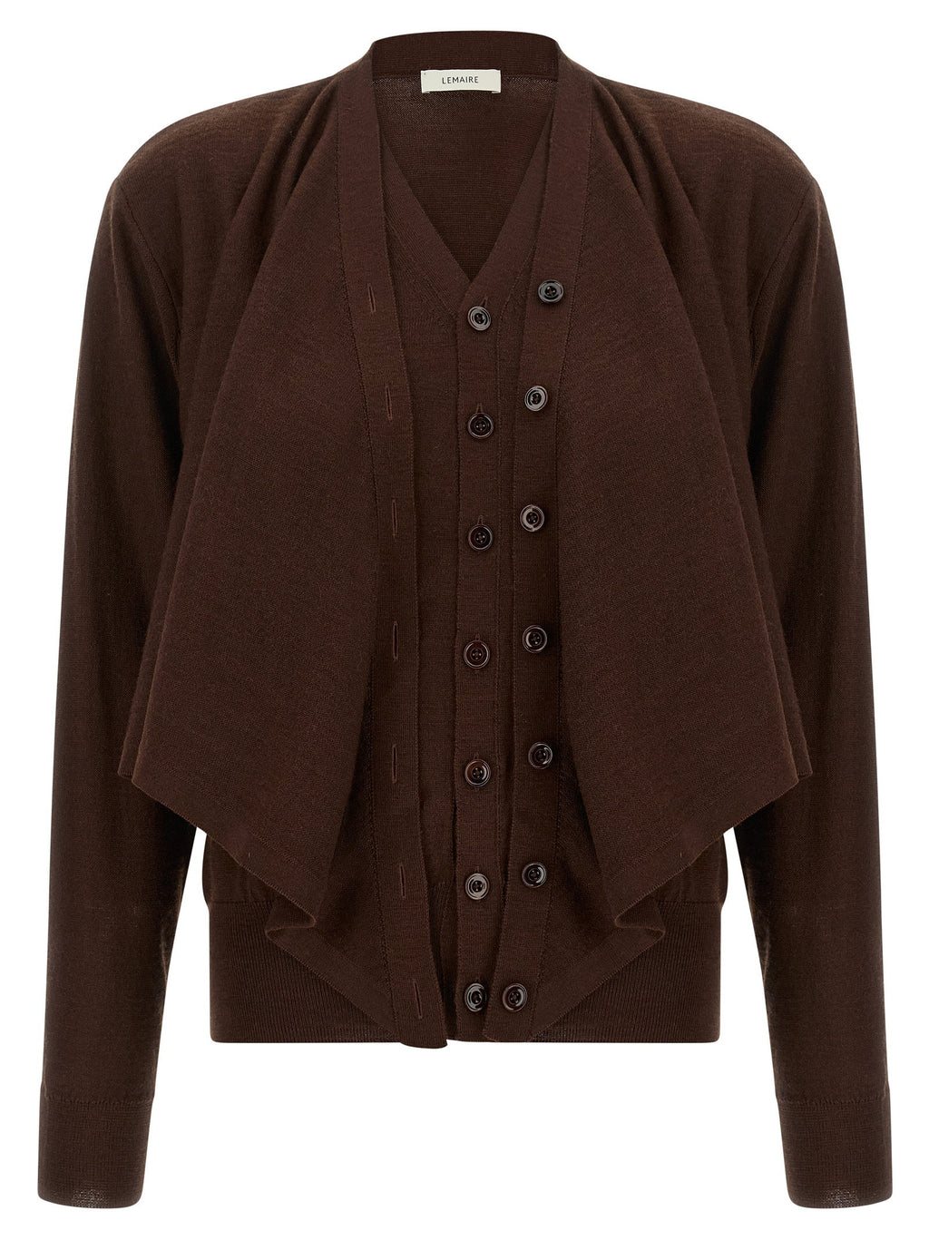 Lemaire Trompe Loeil Effect Cardigan
