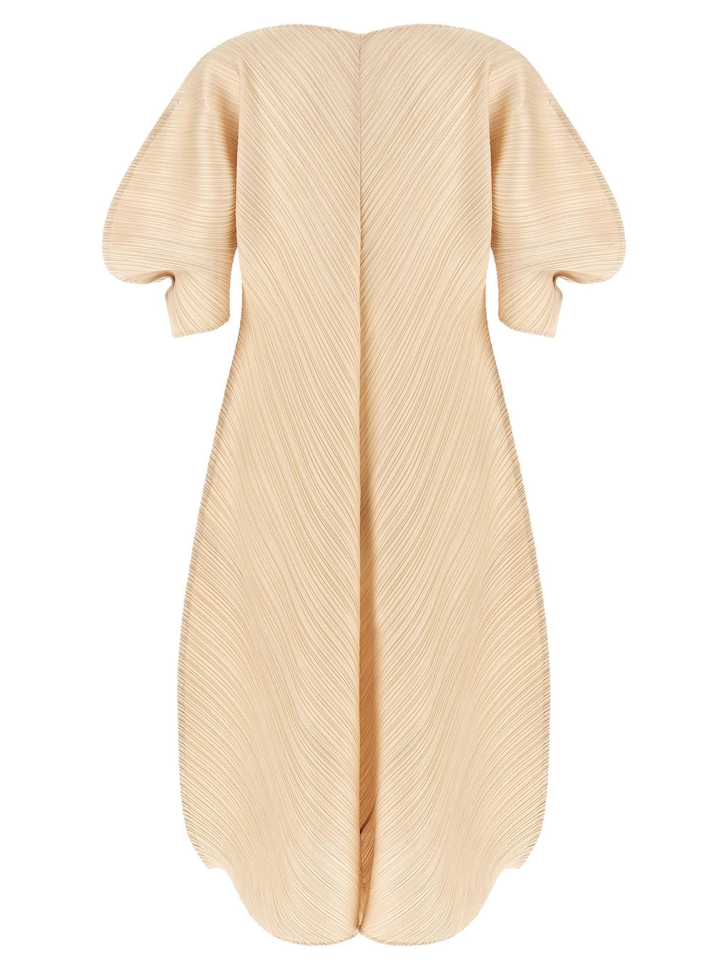 Pleats Please Issey Miyake Sculptural Sleeve Dress