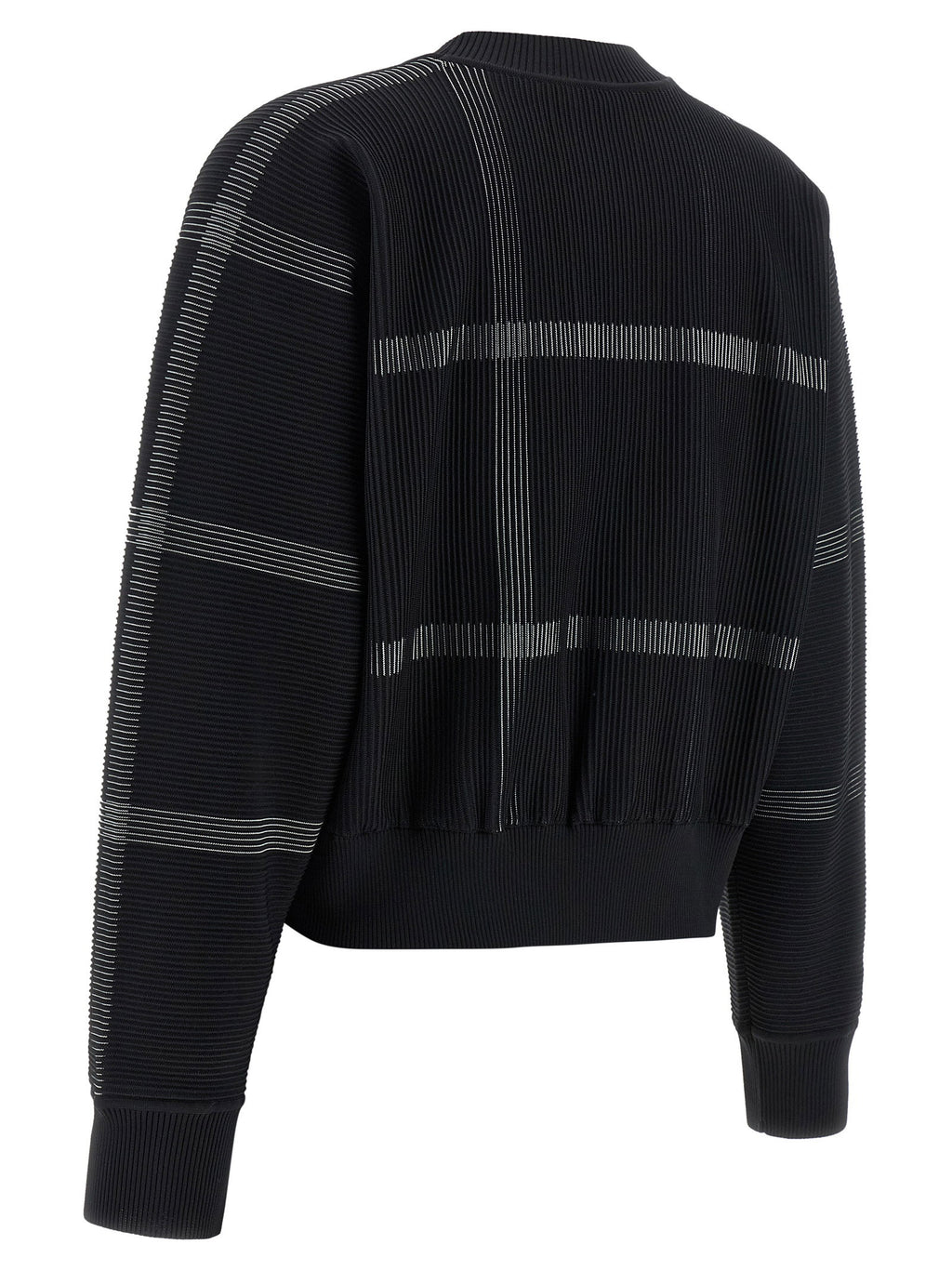 Pleats Please Issey Miyake Crossing Knit Sweater