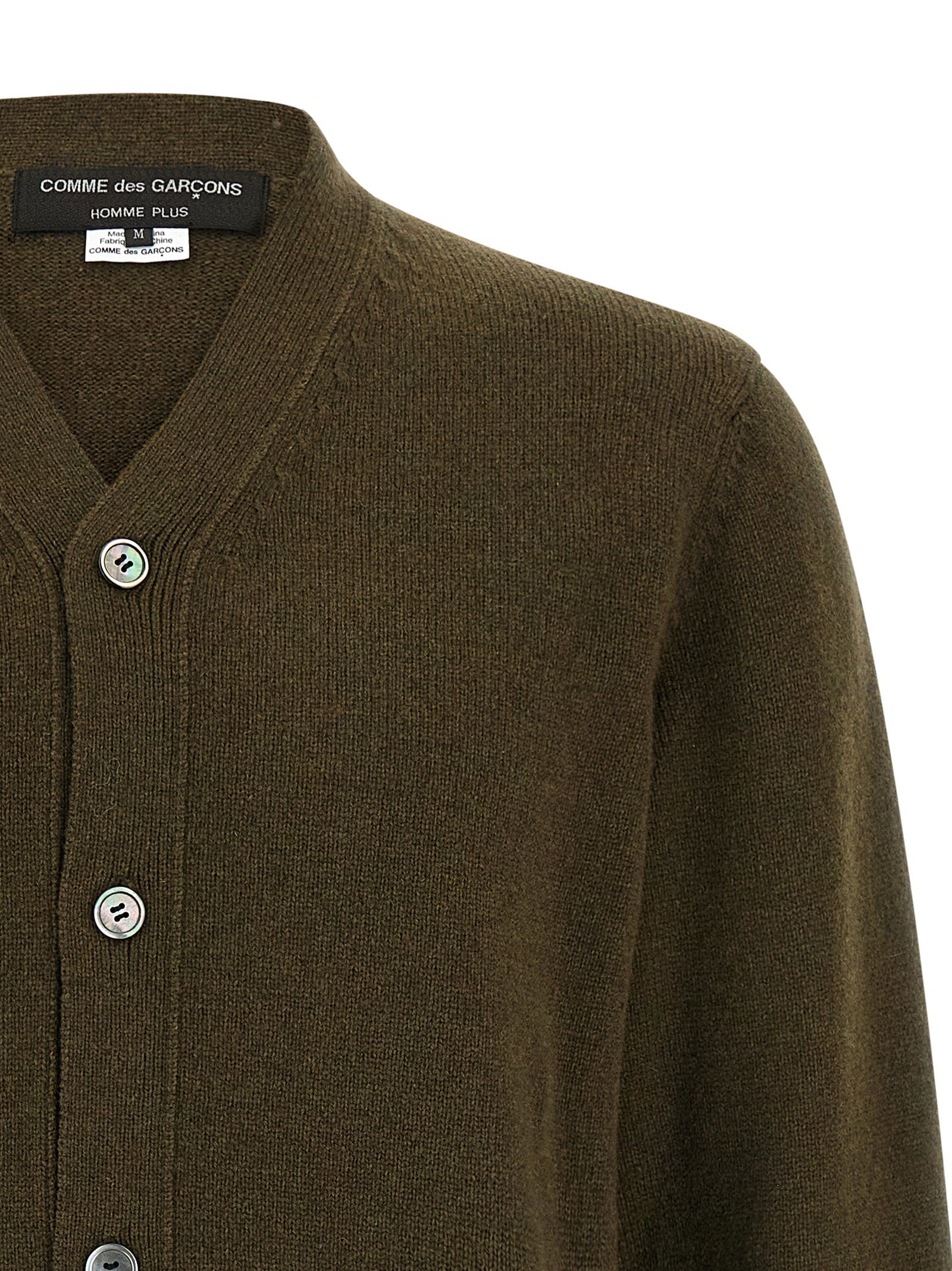 Comme Des Garçons Homme Plus Jacquard Insert Cardigan