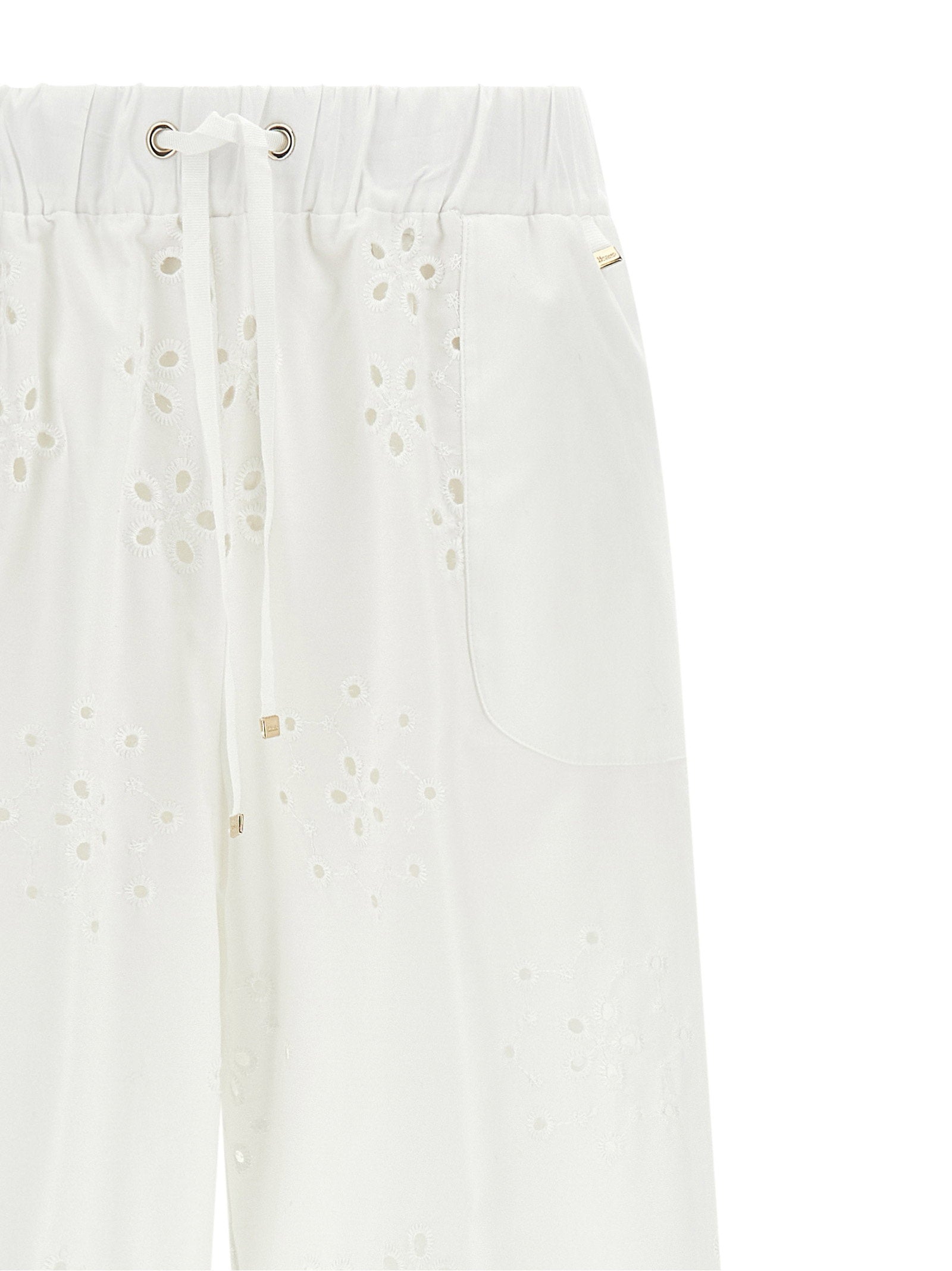 Herno Broderie Anglaise Pants