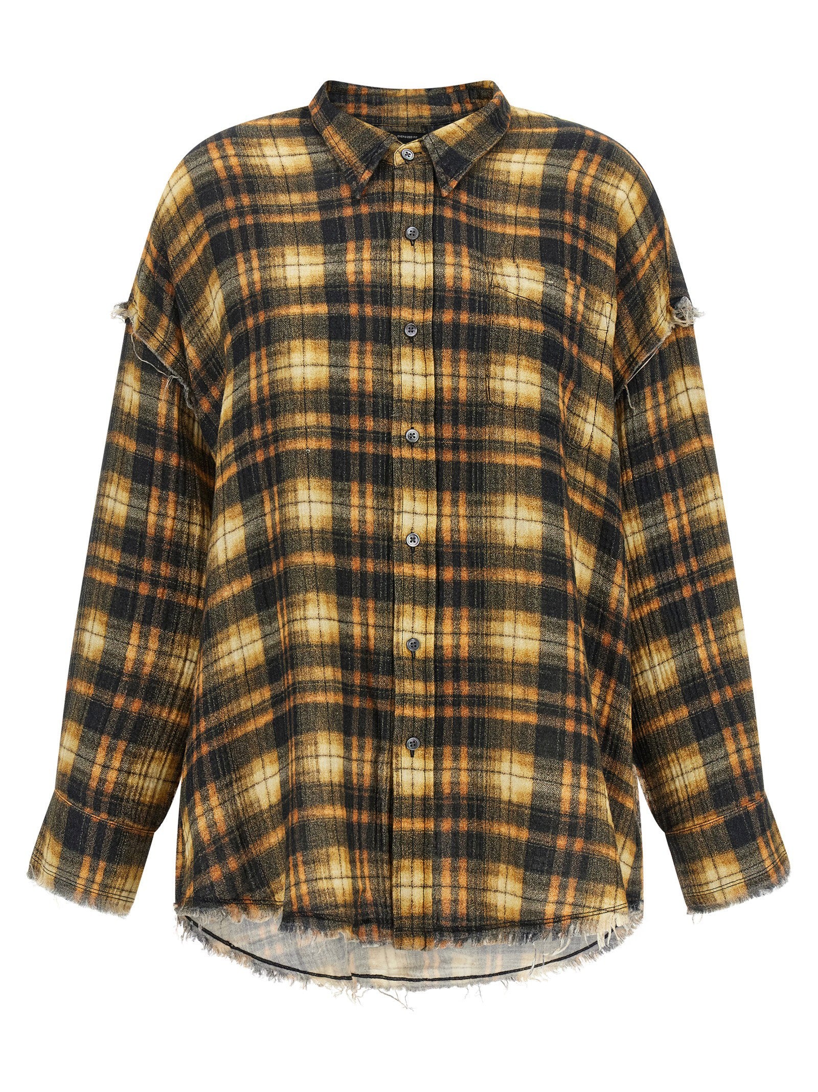 R13 Raw Cut Hem Shirt