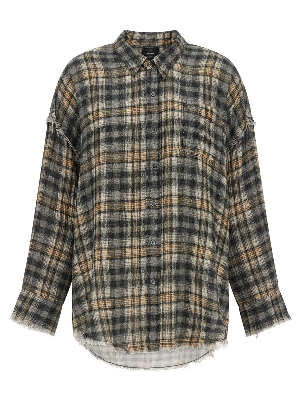 R13 Raw Cut Hem Shirt