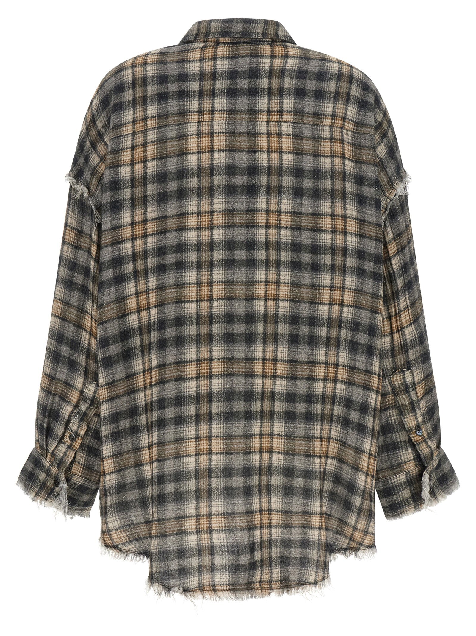 R13 Raw Cut Hem Shirt