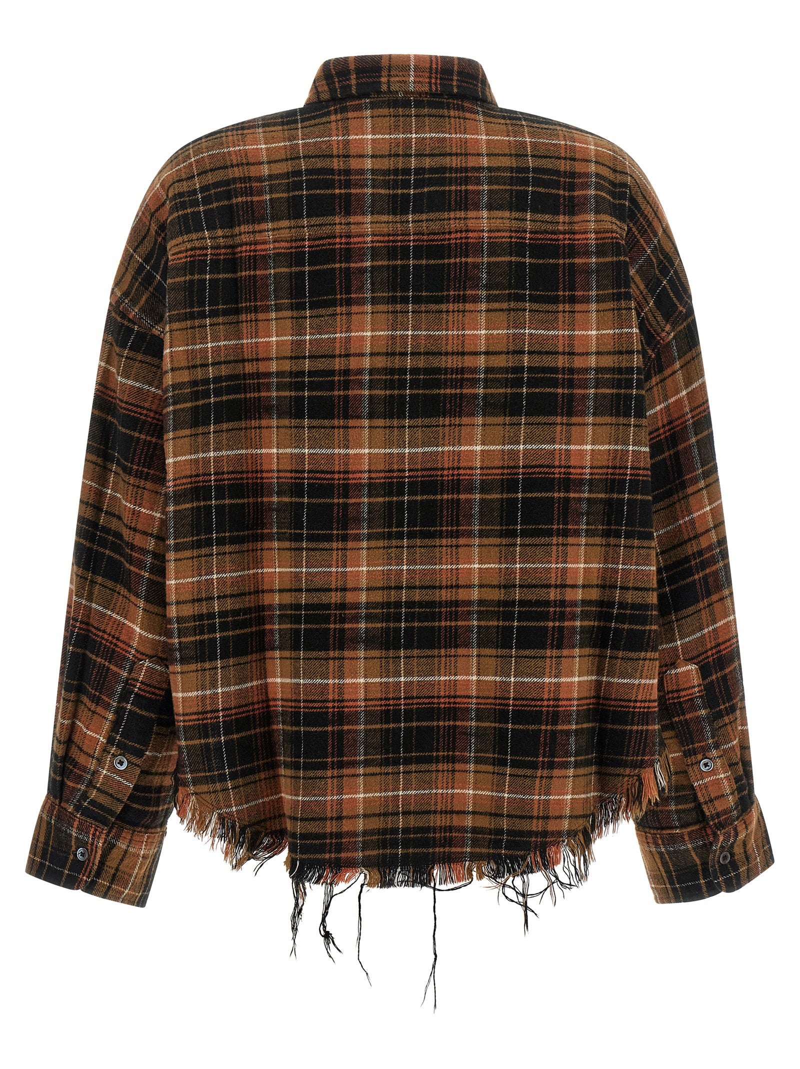 R13 Raw Cut Cropped Shirt