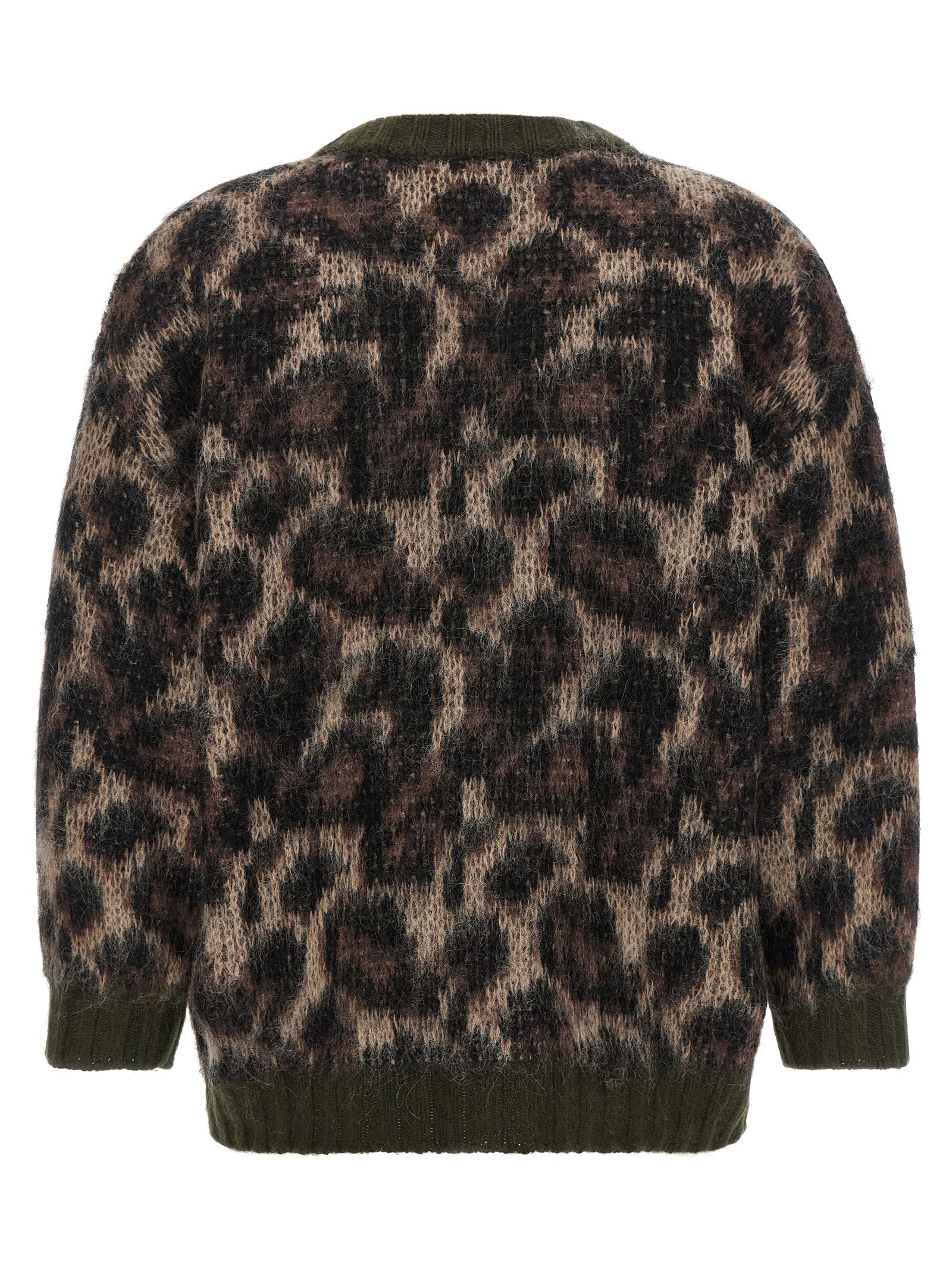 R13 Animal Print Cardigan