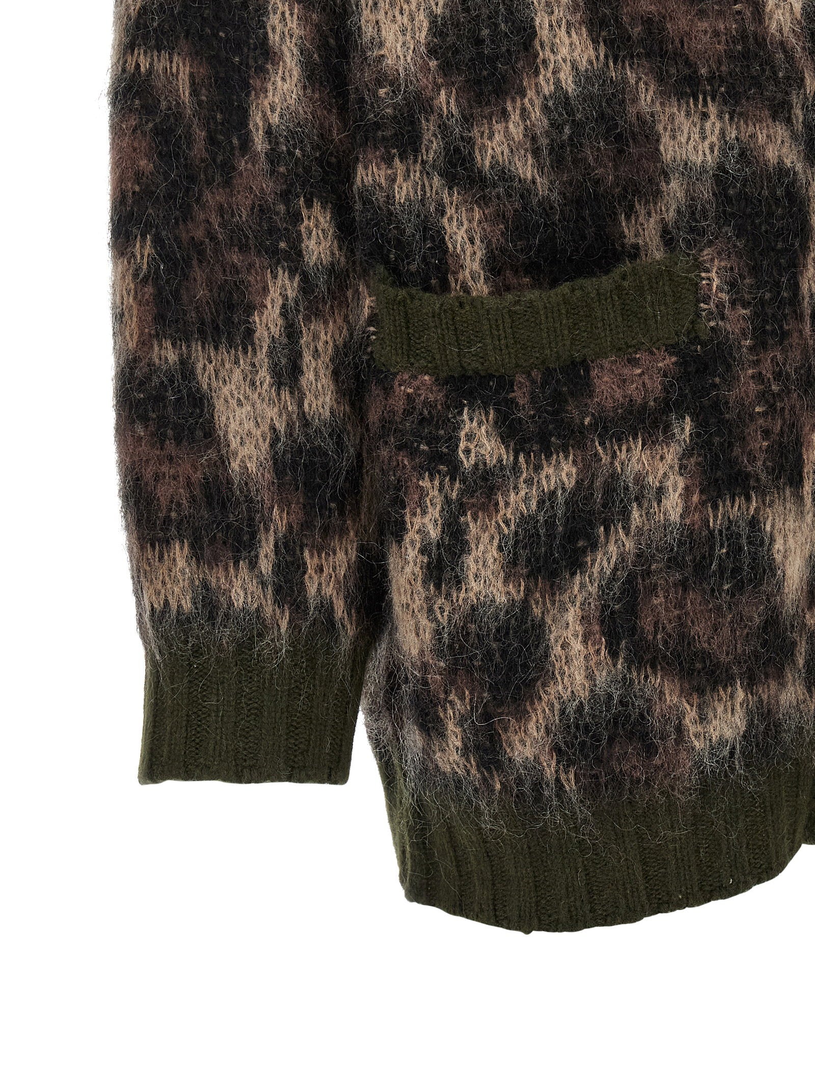 R13 Animal Print Cardigan