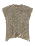 R13 Boyfriend Cable Vest