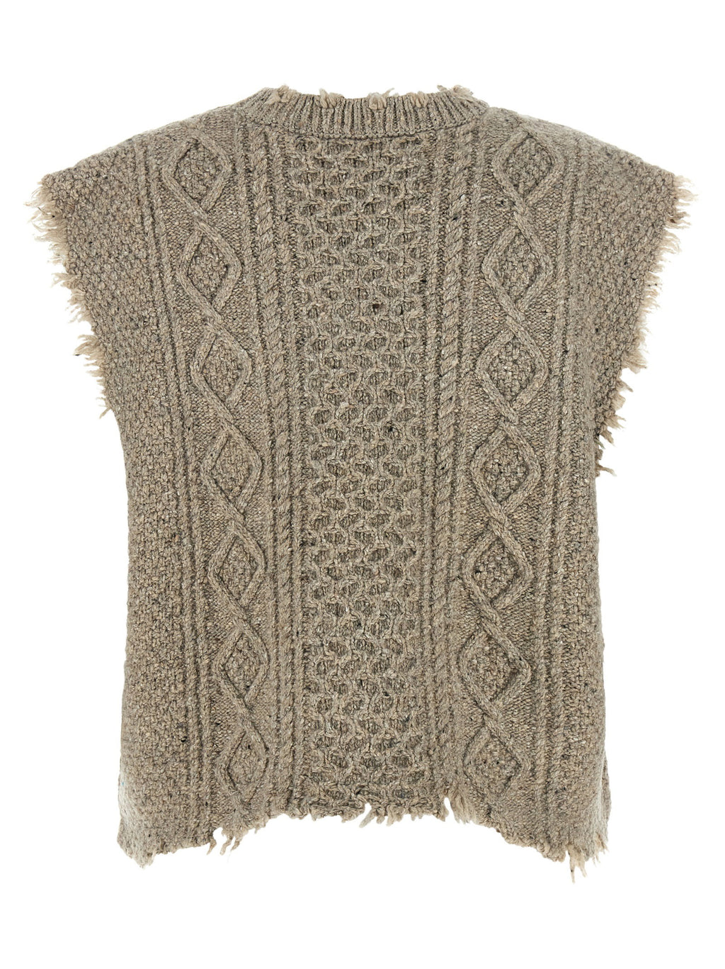 R13 Boyfriend Cable Vest