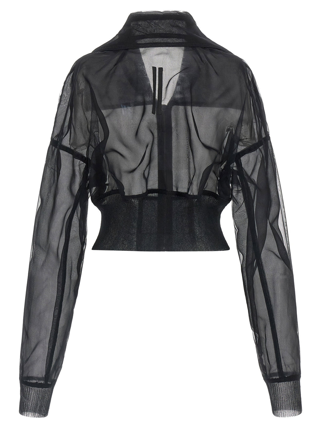 Rick Owens Dracucollar Cropped Bomber Jacket