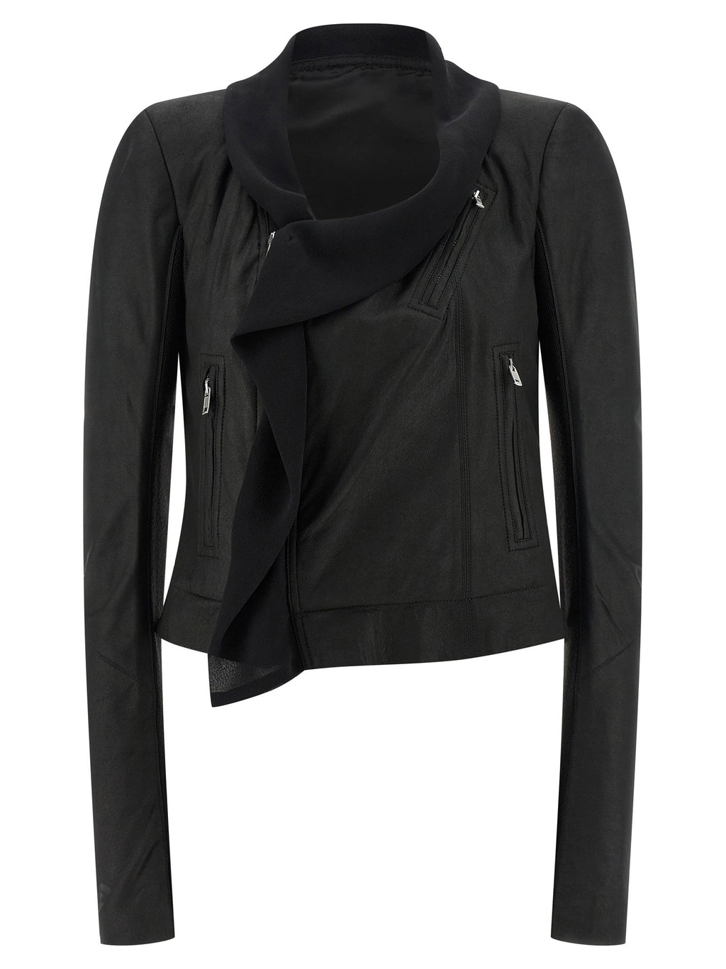 Rick Owens Scarf Biker Jacket