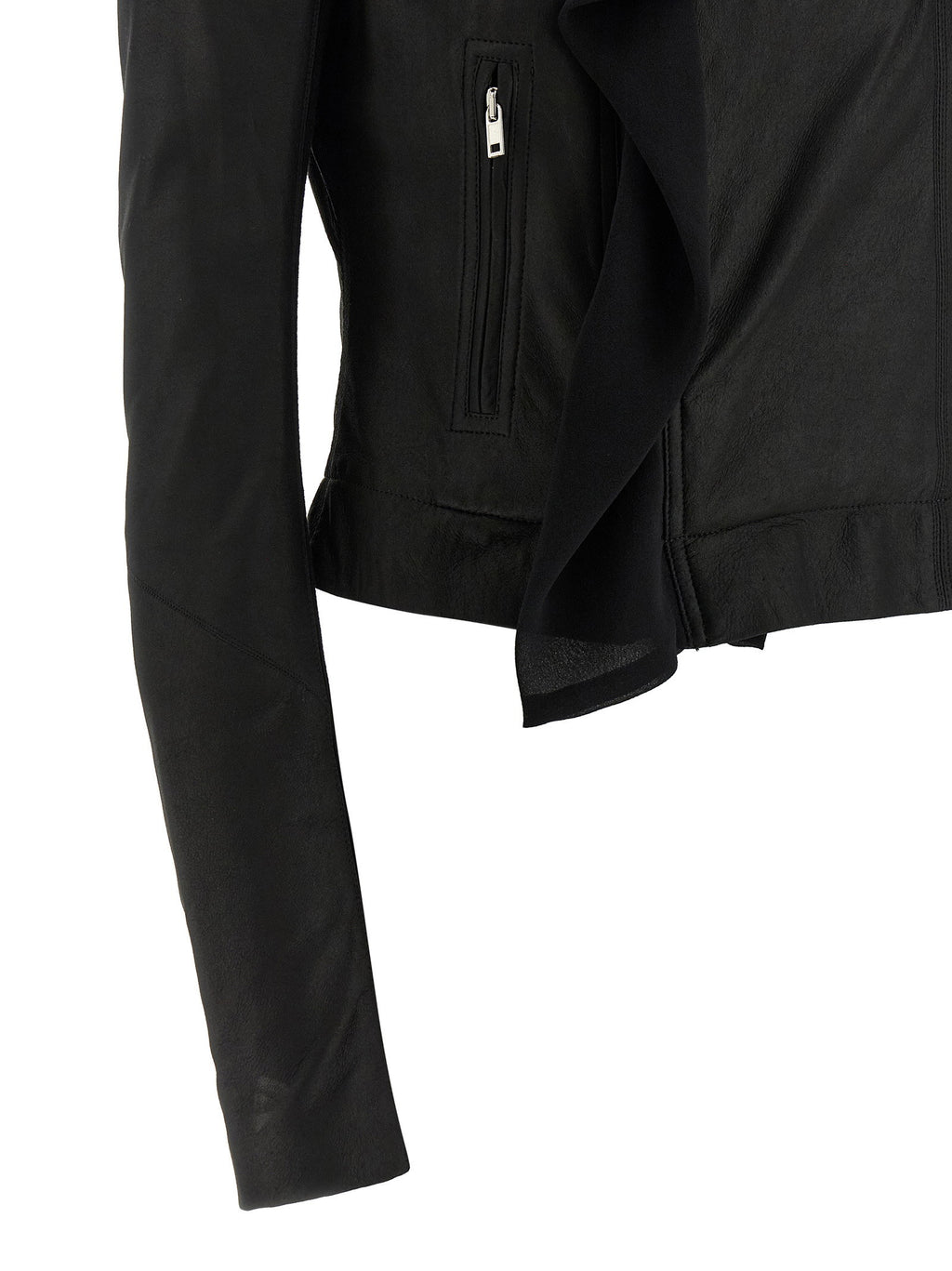 Rick Owens Scarf Biker Jacket