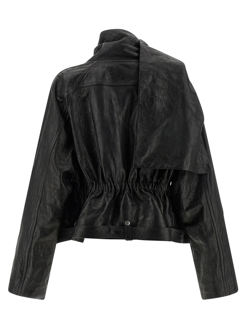 Rick Owens Cropped Scarf Flight Jacket