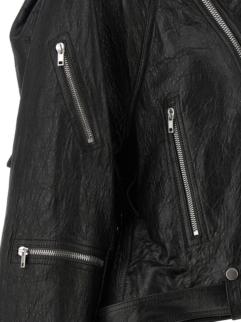 Rick Owens Cropped Scarf Flight Jacket